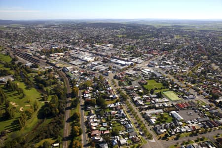 Aerial Image of GOULBURN TOWNSHIP AND ST SAVIOURS CATHEDRAL