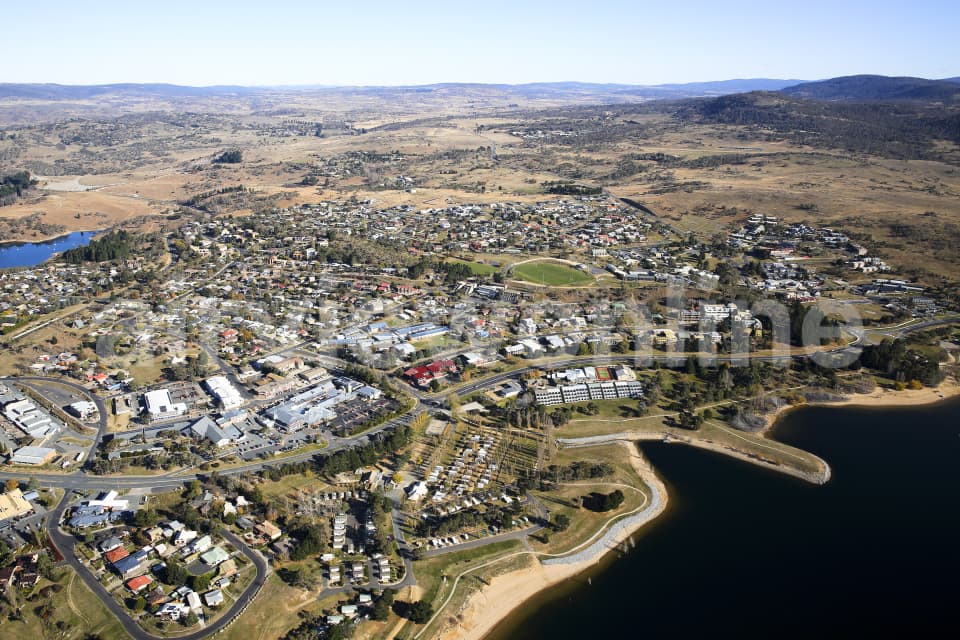 Aerial Image of Jindabyne CBD