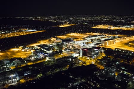 Aerial Image of SYDNEY AIRPORT NIGHT SHOT