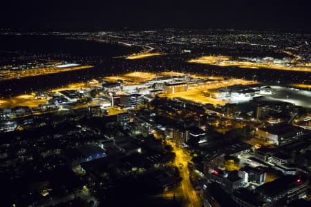 Aerial Image of SYDNEY AIRPORT NIGHT SHOT