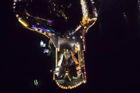 Aerial Image of SYDNEY OPERA HOUSE VIVID