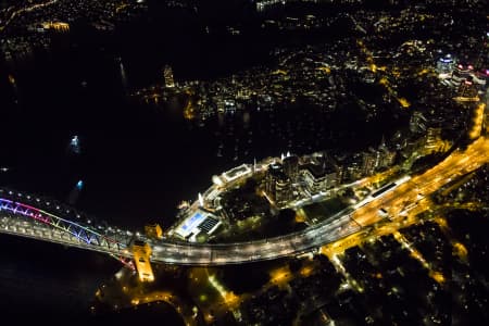 Aerial Image of LUNA PARK VIVID NIGHT SHOOT