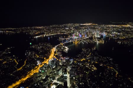 Aerial Image of NORTH SYDNEY VIVID NIGHT SHOOT