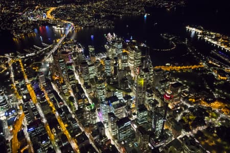 Aerial Image of SYDNEY CBD VIVID