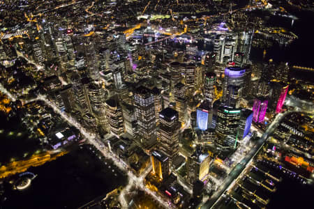 Aerial Image of SYDNEY CBD VIVID