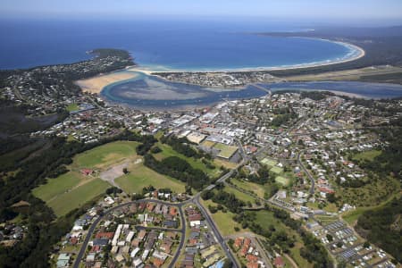 Aerial Image of TURA BEACH - MERIMBULA