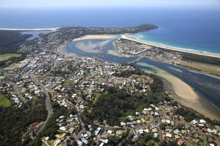 Aerial Image of TURA BEACH - MERIMBULA