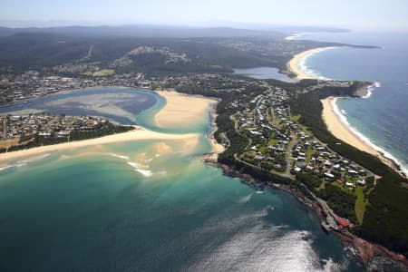 Aerial Image of TURA BEACH - MERIMBULA