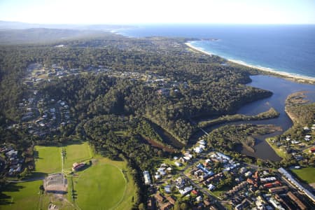 Aerial Image of TURA BEACH - MERIMBULA