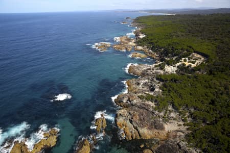 Aerial Image of BOURNDA NATIONAL PARK COASTLINE