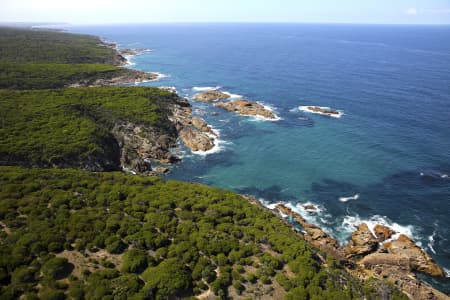 Aerial Image of BOURNDA NATIONAL PARK COASTLINE