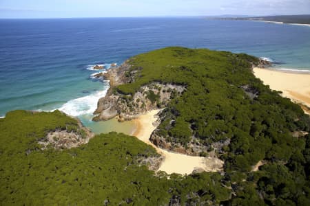 Aerial Image of BOURNDA NATIONAL PARK COASTLINE