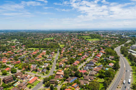 Aerial Image of CASTLE HILL