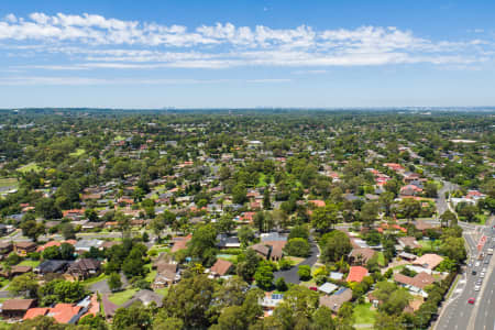 Aerial Image of CASTLE HILL