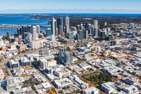 Aerial Image of PERTH CBD