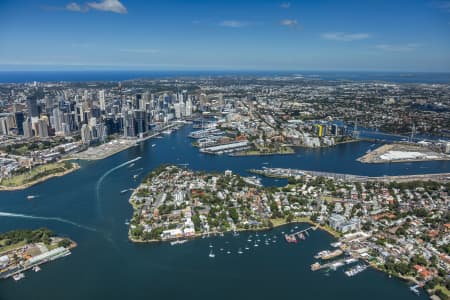 Aerial Image of BALMAIN EAST