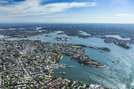 Aerial Image of BALMAIN EAST