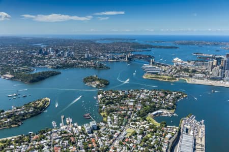 Aerial Image of BALMAIN EAST