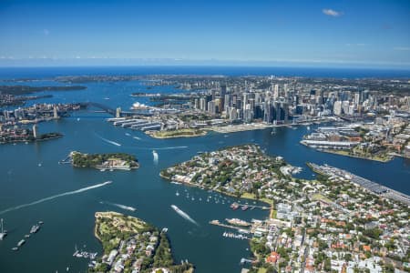 Aerial Image of BALMAIN EAST