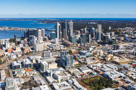 Aerial Image of PERTH CBD