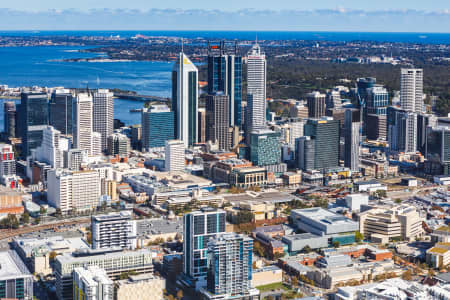 Aerial Image of PERTH CBD