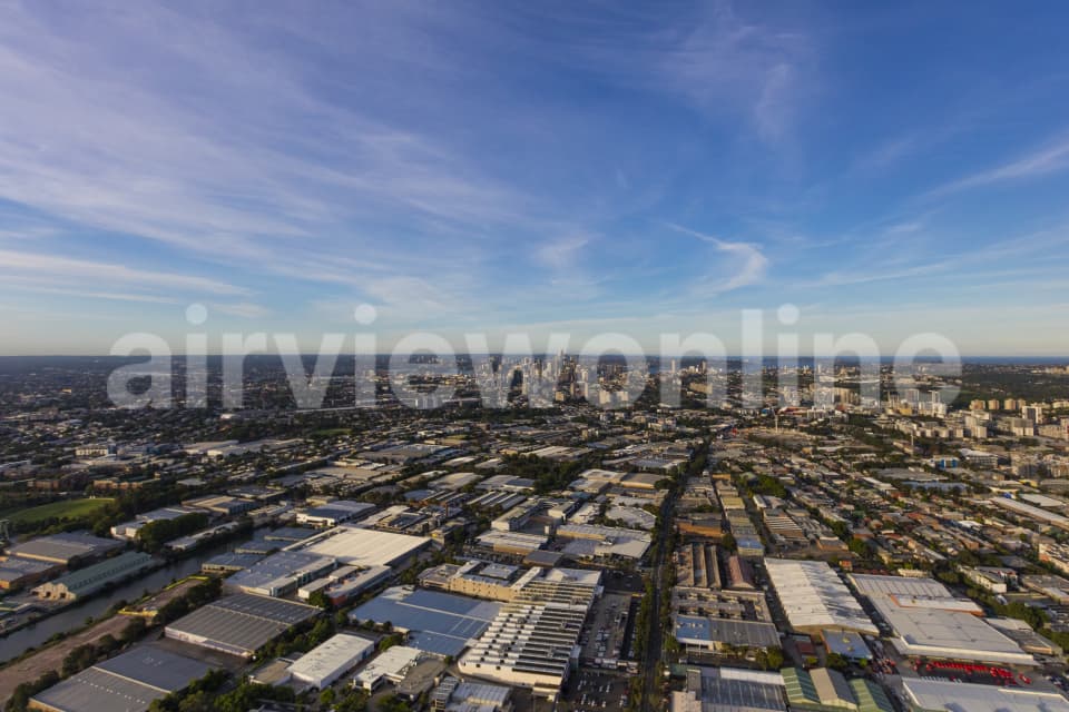 Aerial Image of Super Wide Inner West Shot