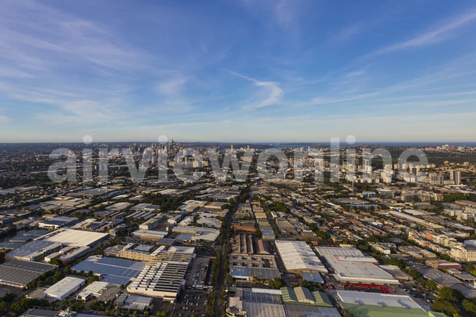 Aerial Image of Super Wide Inner West Shot
