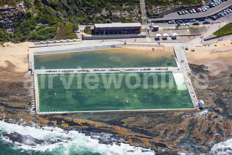 Aerial Image of Merewether Ocean Pool
