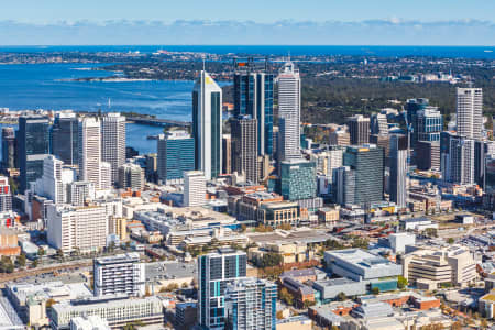 Aerial Image of PERTH CBD