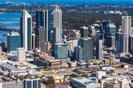 Aerial Image of PERTH CBD