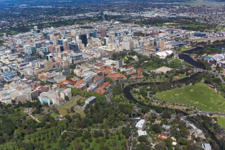 Aerial Image of ADELAIDE CBD