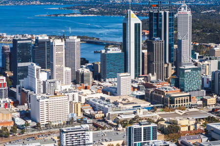 Aerial Image of PERTH CBD