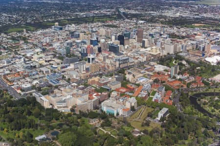 Aerial Image of ADELAIDE CBD
