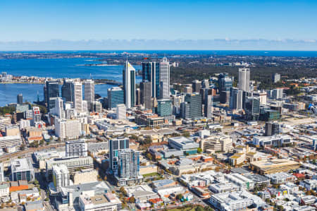 Aerial Image of PERTH CBD