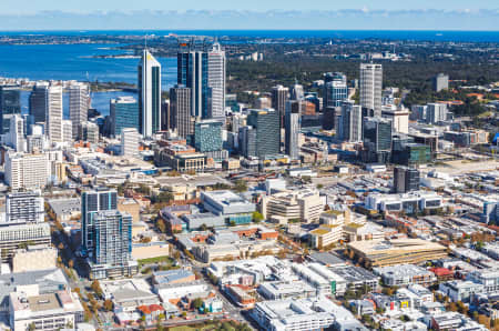 Aerial Image of PERTH CBD