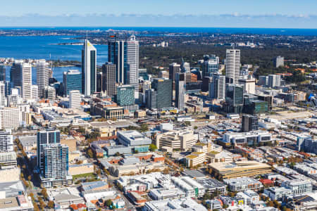 Aerial Image of PERTH CBD