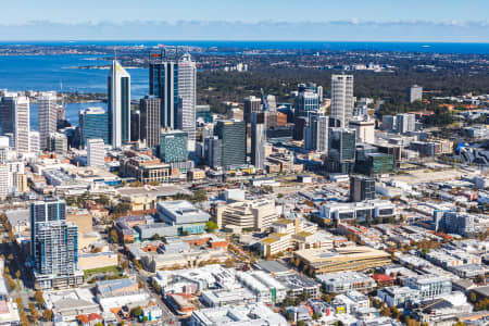 Aerial Image of PERTH CBD