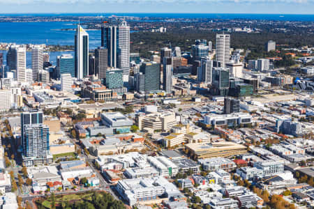 Aerial Image of PERTH CBD
