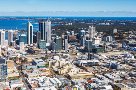 Aerial Image of PERTH CBD