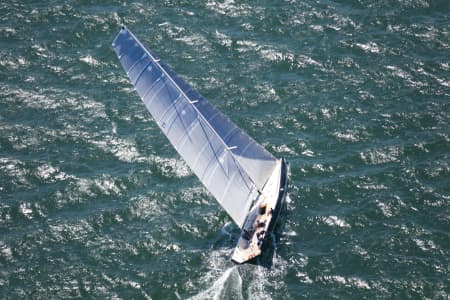 Aerial Image of SAILING SYDNEY HARBOUR