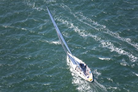Aerial Image of SAILING SYDNEY HARBOUR