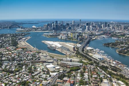 Aerial Image of ROZELLE & BALMAIN