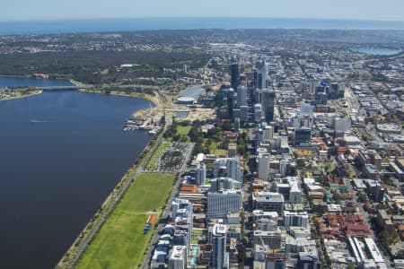 Aerial Image of EAST PERTH