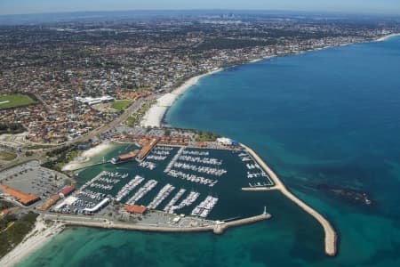 Aerial Image of SORRENTO QUAY HILLARYS BOAT HARBOUR