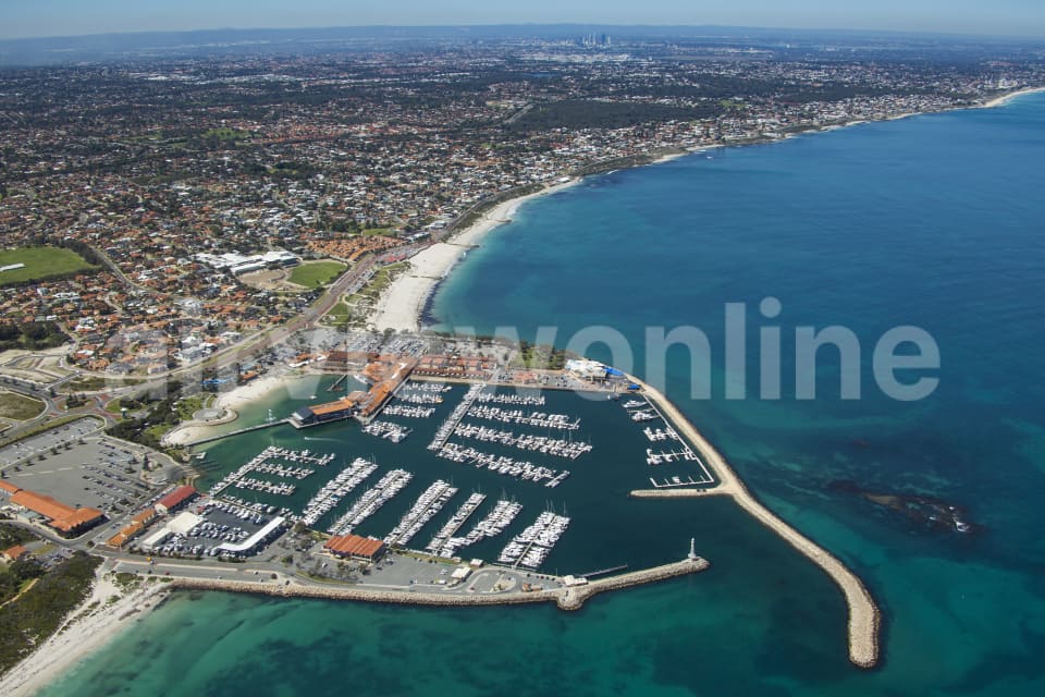 Aerial Image of Sorrento Quay Hillarys Boat Harbour