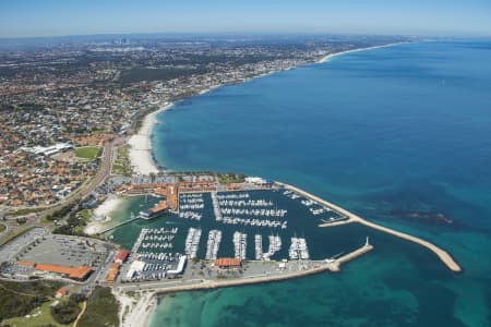 Aerial Image of SORRENTO QUAY HILLARYS BOAT HARBOUR