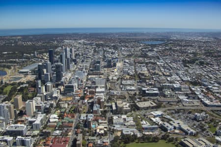 Aerial Image of EAST PERTH