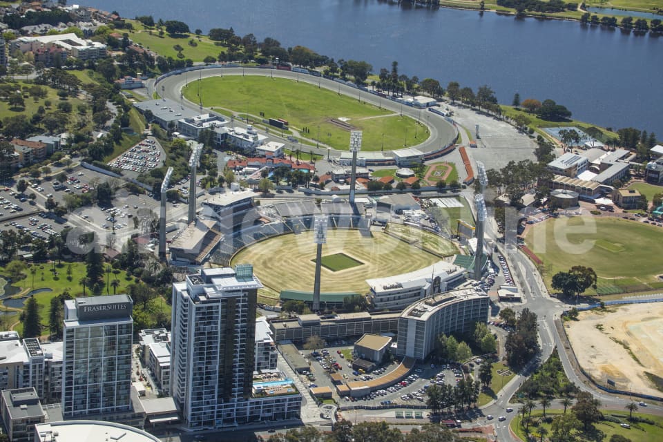 Aerial Image of WACA Ground
