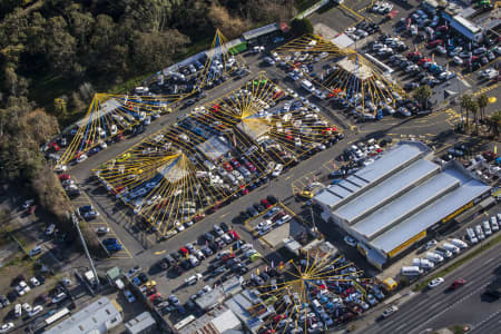 Aerial Photography Car City Ringwood - Airview Online