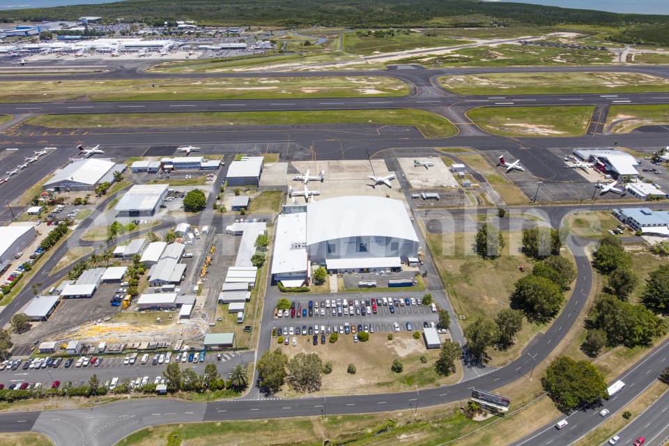 Aerial Image of Cairns Airport Aeroglen